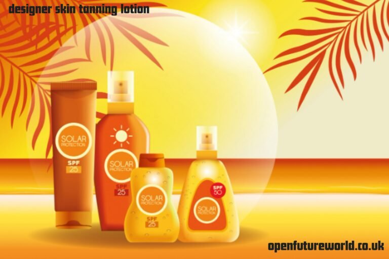 designer skin tanning lotion