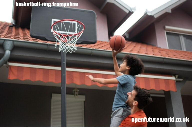 basketball ring trampoline