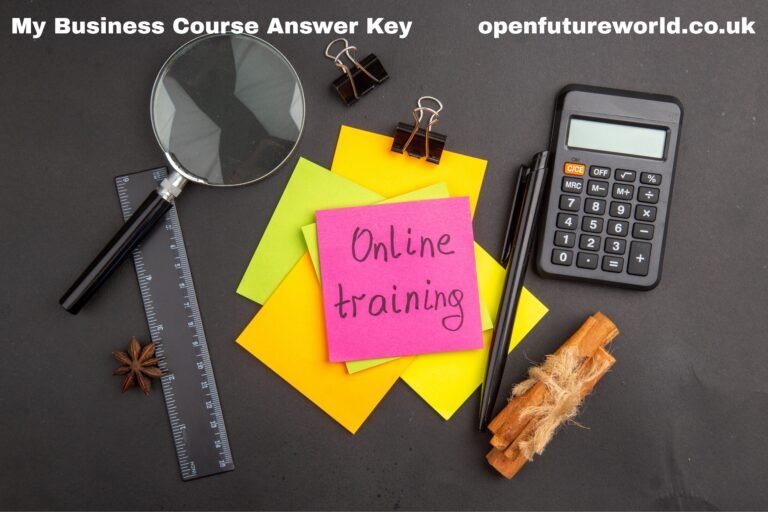 My Business Course Answer Key