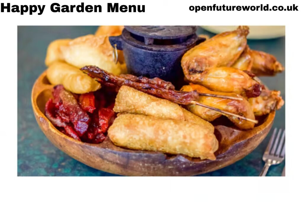 Happy Garden Menu