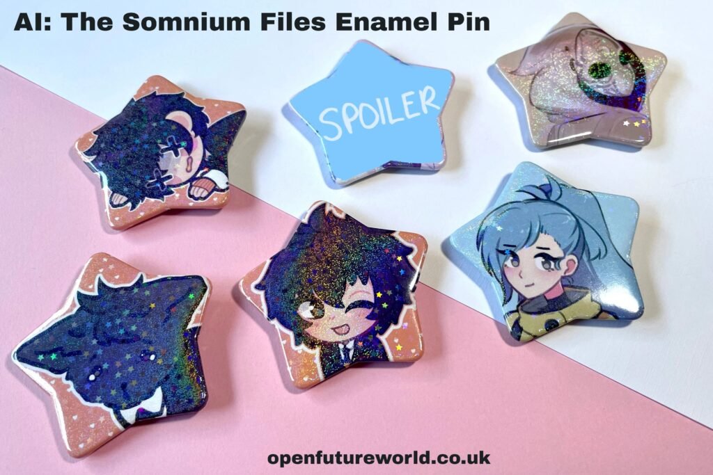 AI The Somnium Files Enamel Pin