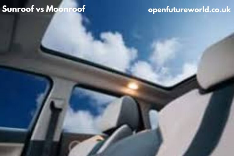 Sunroof vs Moonroof
