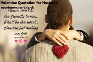 Valentine Quotation for Husband